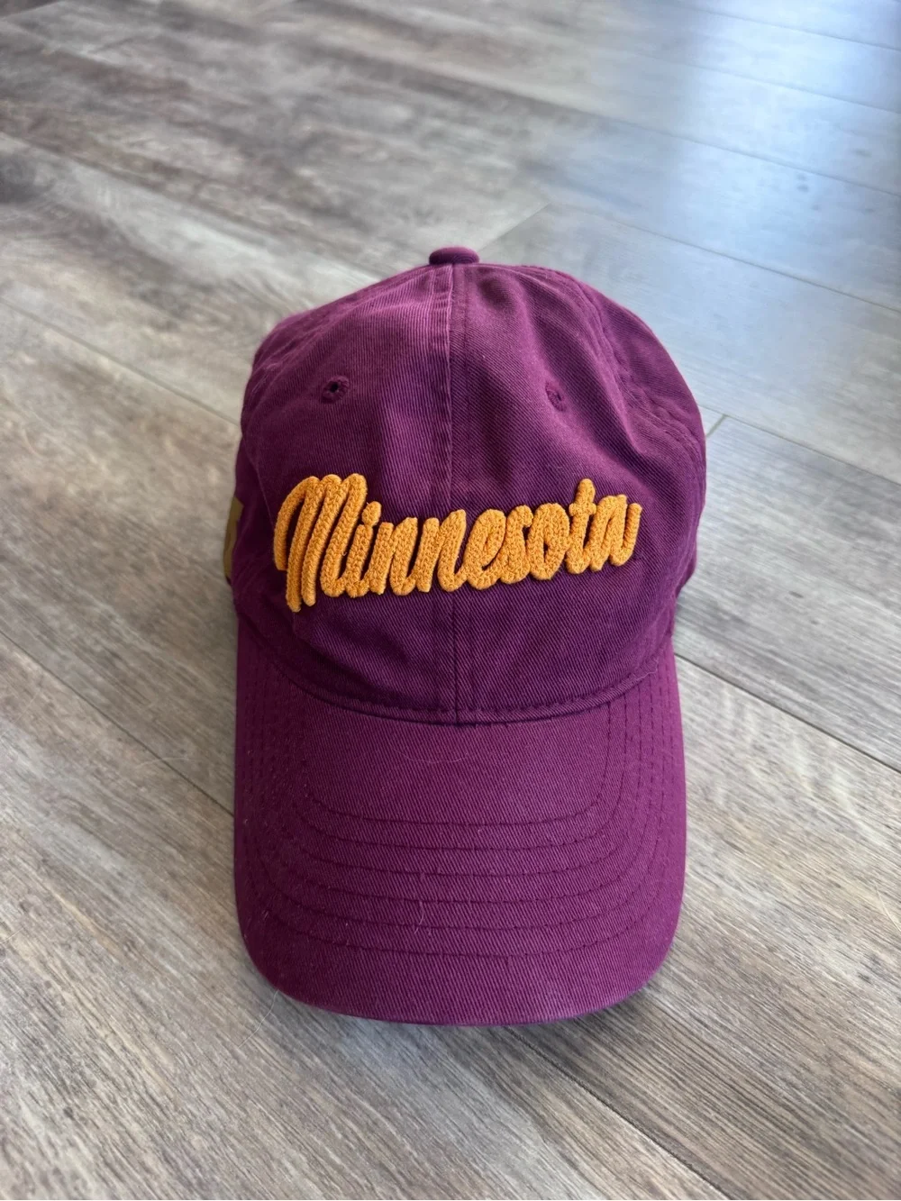 Zephyr Wine Cotton Strapback Cap